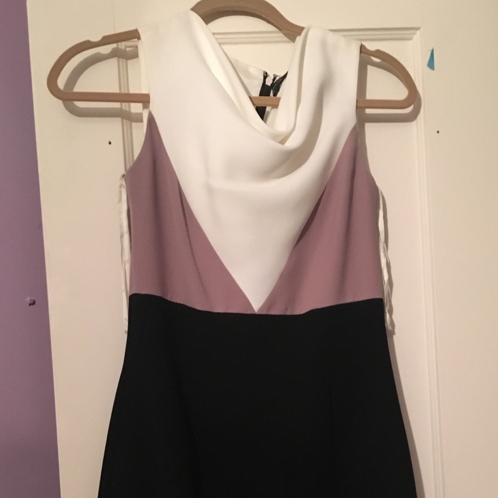 Tahari Size 2 Colorblock Dress